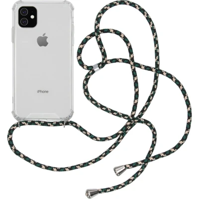 Afbeelding van imoshion Hoesje Geschikt voor iPhone 11 Backcover met koord Green Multi Color