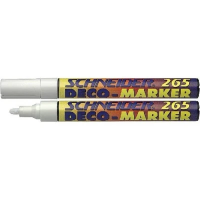 Afbeelding van Schneider krijt/deco marker 265 wit 10st.