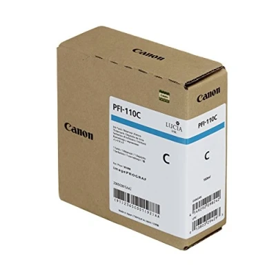 Afbeelding van Canon PFI 110C Inktcartridge Cyaan