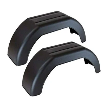 Afbeelding van Luxe kunststof spatbord voor aanhangers, 17,8 cm, 25,4 cm wielen, 2 stuks
