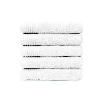 Afbeelding van 5 x The One Towelling handdoek Deluxe 70x140 Wit