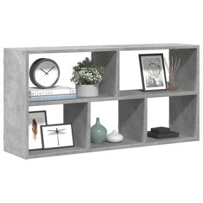 Afbeelding van vidaXL Wandschap 100x25x50 cm bewerkt hout betongrijs
