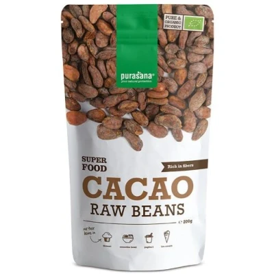 Afbeelding van Fèves De Cacao (200 Grammes) Retour Gratuit Sous 30 Jours Purasana