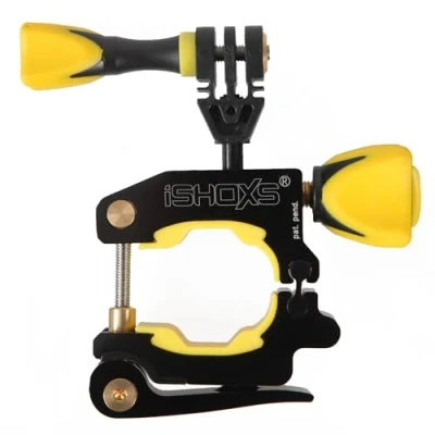 Afbeelding van iSHOXS PROMOUNT Base Fietsstuurhouder voor actiecamera Compatibel met GoPro Hero 11 10 9 Max, DJI Osmo Apexcam en dergelijke Aluminium 20 32 mm