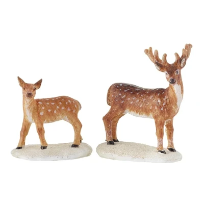 Afbeelding van Twee herten 9,5x6x6,5 cm Luville