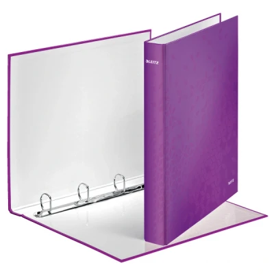 Image de LEITZ Classeur 4 Anneaux de 25mm WOW Violet