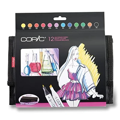 Afbeelding van Copic Marker Wallet Set Light Colored 12 stuks
