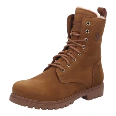 Afbeelding van Panama Jack Frisia Veterboots, Dames, Maat: 40, Bark Nubukleer