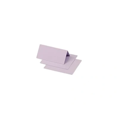 Afbeelding van Clairefontaine 75028C verpakking met 25 tafelkaarten, formaat 8,5 x 8 cm 210 g/m² kleur blauweregen uitnodigingen voor evenementen en correctie serie Pollen premium papier, glad