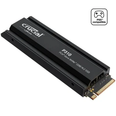 Image de Crucial P310 SSD 4 To interne M.2 2280 PCIe 4.0 x4 (NVMe) dissipateur de chaleur intégré