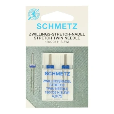Afbeelding van Schmetz Stretch Tweeling 2 Naalden 4.0 75