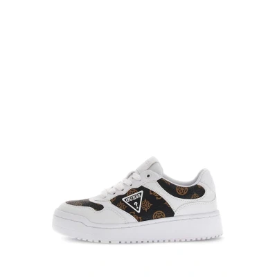 Afbeelding van Guess Miram Sneakers laag, Dames, Maat: 41, Mehrfarbig weiß Pu