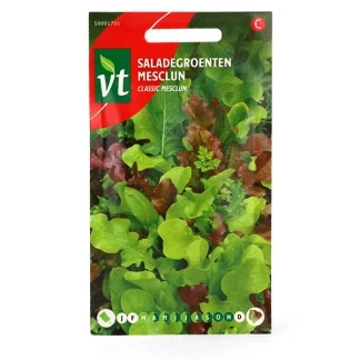 Afbeelding van Sla Saladegroenten Classic Mesclun Mengsel met een grote variatie