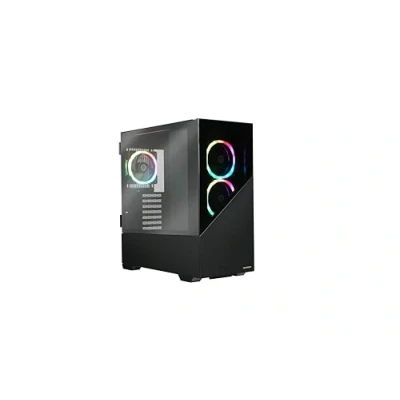 Afbeelding van Enermax K8 Midi tower PC behuizing Zwart 3 voorgeïnstalleerde LED ventilators, Zijvenster
