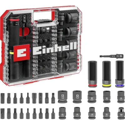 Afbeelding van Einhell Impact 109288 Bit en steeksleutelset 1/2