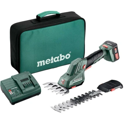 Afbeelding van Metabo PowerMaxx SGS 12 Q 12V Li Ion accu grasschaar set (1x 2.0 Ah) in tas 11,5cm