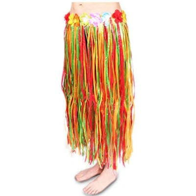Afbeelding van Boland Hawaïrok veelkleurig (80 cm) Multi Volwassenen Vrouwen Hawaii Themafeest Strandfeest Carnaval
