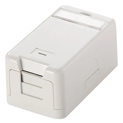 Afbeelding van Equip 125121 Surface Mounted Keystone Box for 1 Jack, white