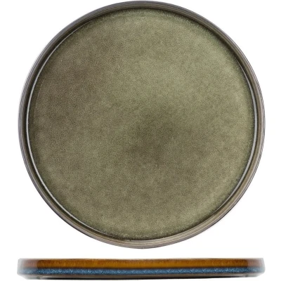 Afbeelding van Cosy &amp; Trendy Gebaksbordje Quintana Green ø 14 cm