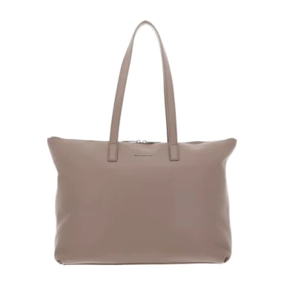 Afbeelding van MANDARINA DUCK Leren met laptopvak Mellow Leather Shopper Warm Taupe