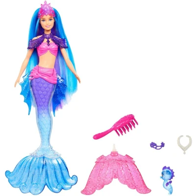Afbeelding van Barbie Dreamtopia zeemeermin pop in de kleur Multicolor