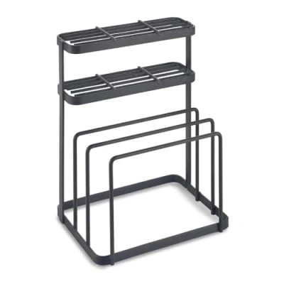 Afbeelding van Metaltex TOKYO Lava houder voor messen en snijplank, Touch Therm, zwart