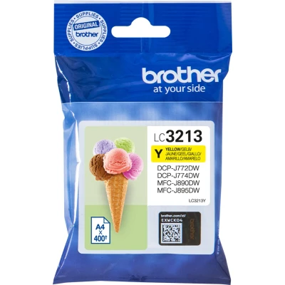 Afbeelding van Brother LC 3213Y Inktcartridge Geel Hoge capaciteit
