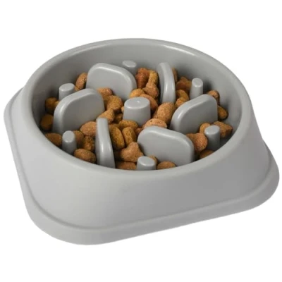 Afbeelding van Flamingo Anti schrokbak Bobo Grijs 20.5 x 4.5 cm