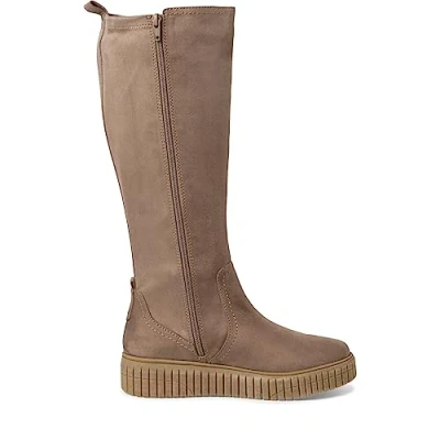 Afbeelding van Jana Laarzen met sleehak, Dames, Maat: 37, Stone Textiel