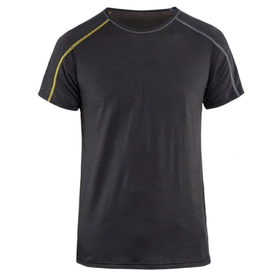 Afbeelding van Blaklader Onderhemd korte mouw 100% merino XLIGHT 4798 1734 Donkergrijs/Geel