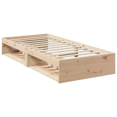 Afbeelding van Slaapbank zonder matras 90x200 cm massief grenenhout