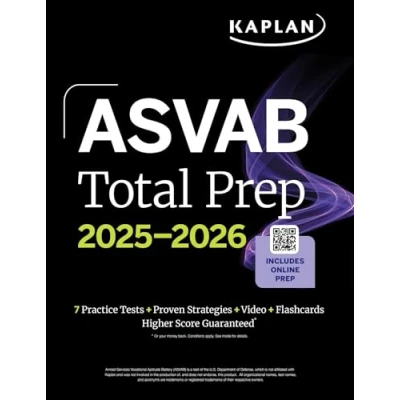 Afbeelding van Kaplan Test Prep ASVAB Total 2025 2026