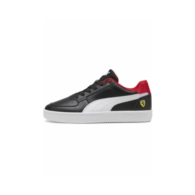 Afbeelding van Puma Scuderia Ferrari Caven 2.0 Sneakers laag, Maat: 44, Black white Kunststof/ textiel