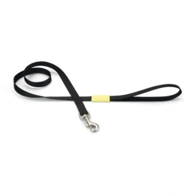 Afbeelding van Bz nylon hondenriem uni zwart 120 cm x 20mm