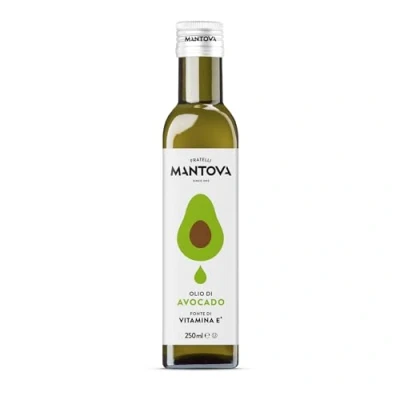 Afbeelding van Avocado olie 250 ml Nutraceutische 100% natuurlijk en zuiver gezondheid &amp; welzijn bevat vitamine E hoge kwaliteit gebroeders Mantua sinds 1905