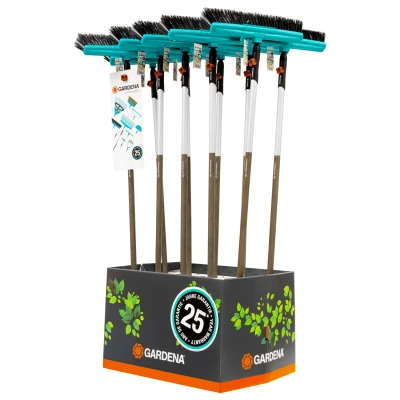 Afbeelding van Gardena Combisystem straatbezem met schraper 3622 36