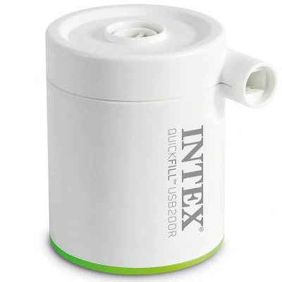Afbeelding van Intex Quickfill USB200R Rechargeable Luchtpomp Wit Luchtbedden