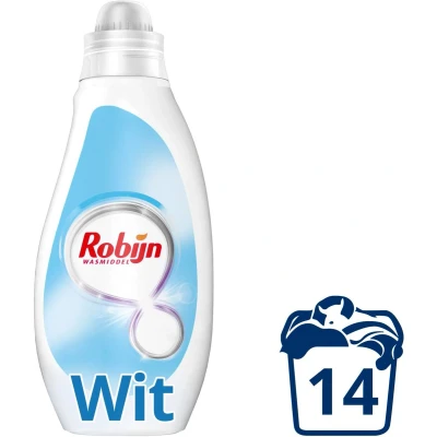 Afbeelding van Robijn Wasmiddel Wit 14 Scoops 700 ml.