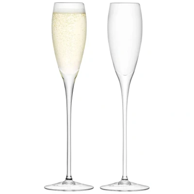 Afbeelding van L.S.A. Wine Champagneglas 160 ml Set van 2 Stuks Transparent / Glass