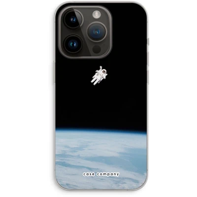 Afbeelding van Case Company® hoesje geschikt voor iPhone 14 Pro Alone in Space Soft Cover Telefoonhoesje Bescherming aan alle Kanten en Schermrand
