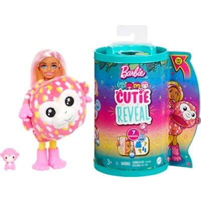 Afbeelding van Barbie Cutie Reveal Chelsea Aap Barbiepop