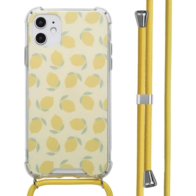 Afbeelding van imoshion Hoesje Geschikt voor iPhone 11 Design met Koord Citrus Dream