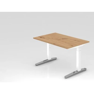 Afbeelding van XTRA XB 12 WC Bureau 120x80 Tafelhoogte I In hoogte verstelbaar Knoestige Eiken