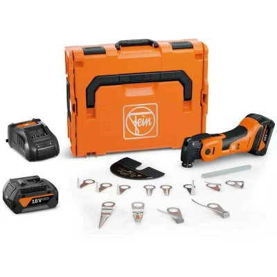 Afbeelding van Fein Multimaster AMM 700 1.7 Q Autoglas AS 71293762000 Multifunctioneel accugereedschap Incl. accu, 2 accus, lader, accessoires, koffer