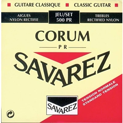 Image de Jeu savarez corum rouge tirant normal 500 pr