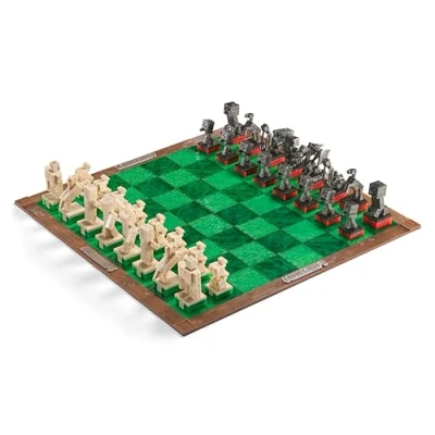 Afbeelding van Chess Set: Minecraft Overworld Heroes vs. Hostile (EN)