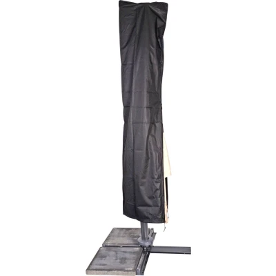 Afbeelding van Lesli beschermhoes zwart zweefparasol,stok, Ø3,5m/3x3m, waterdicht