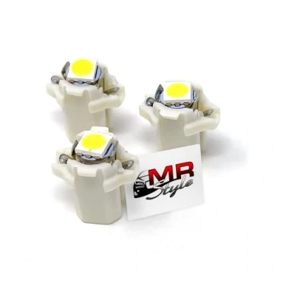 Afbeelding van MR Style Stickerset en 3 krachtige led snelheidsmeterverlichting (wit) compatibel met VW Bus T3 1979 1992, ombouwset voor instrumentenverlichting
