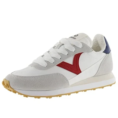 Afbeelding van Victoria 1138100 WOMEN Sneaker, laag, Astro, nylon, met logo en hak in contrast, damessablet, Rood