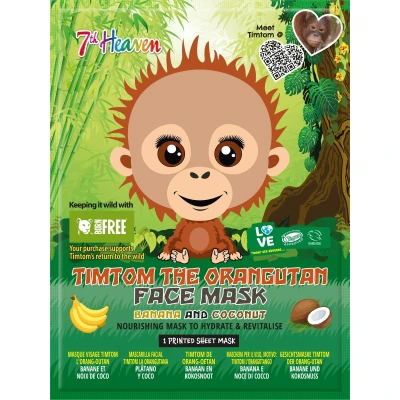 Afbeelding van Montagne Jeunesse 7th Heaven Gezichtsmasker Orang oetan Banaan &amp; Kokos